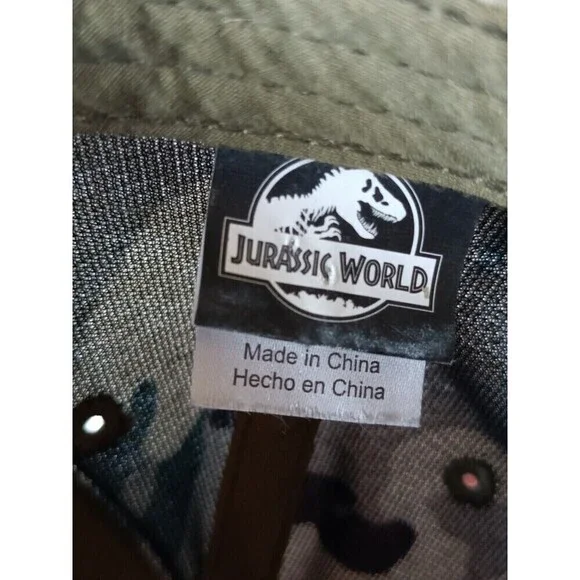 Jurassic World Hat Universal Studios Camo Adjustable Snap Back Cap - Picture 7 of 7